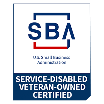 Service-Disabled Veteran-Owned Certified badge