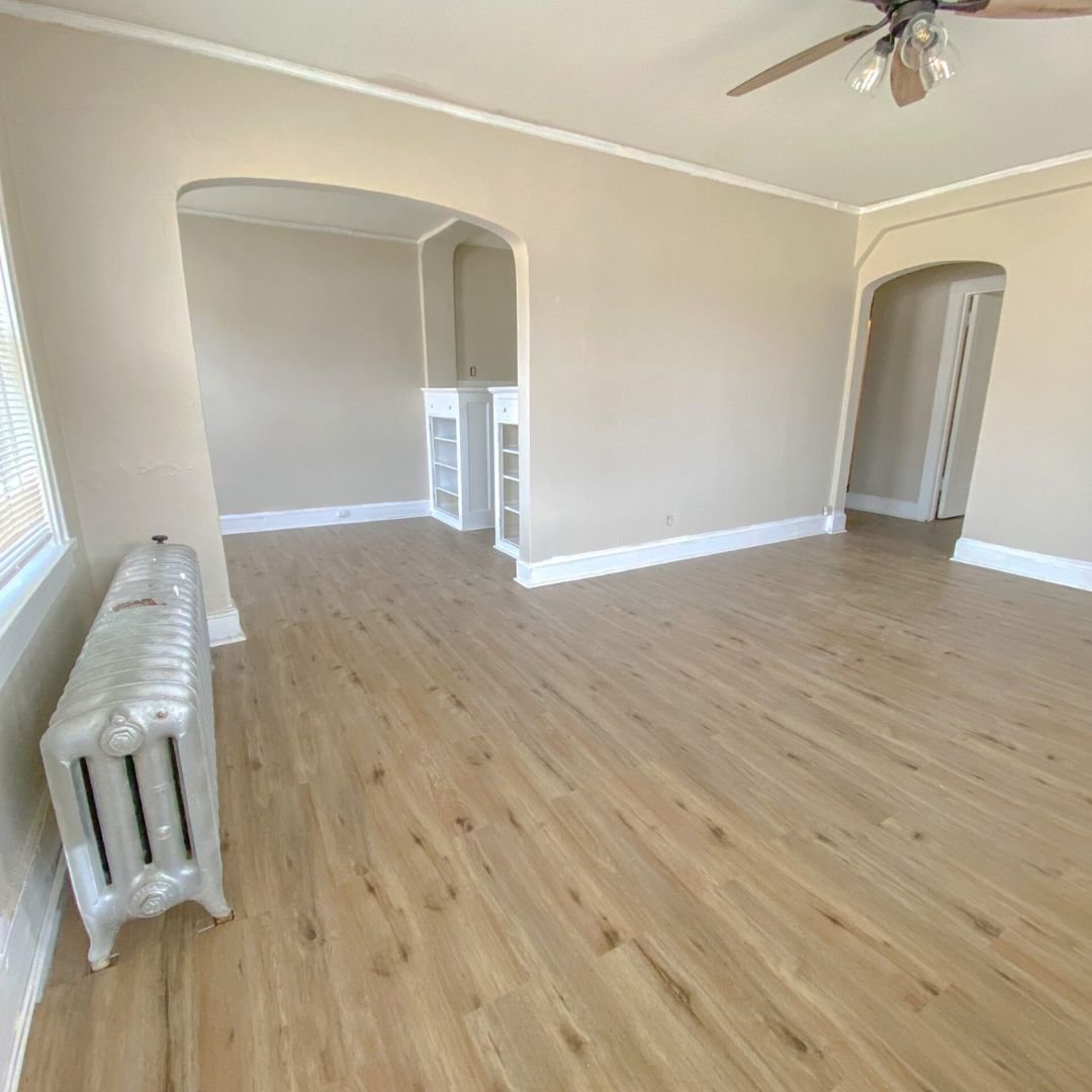 one bedroom-living room
