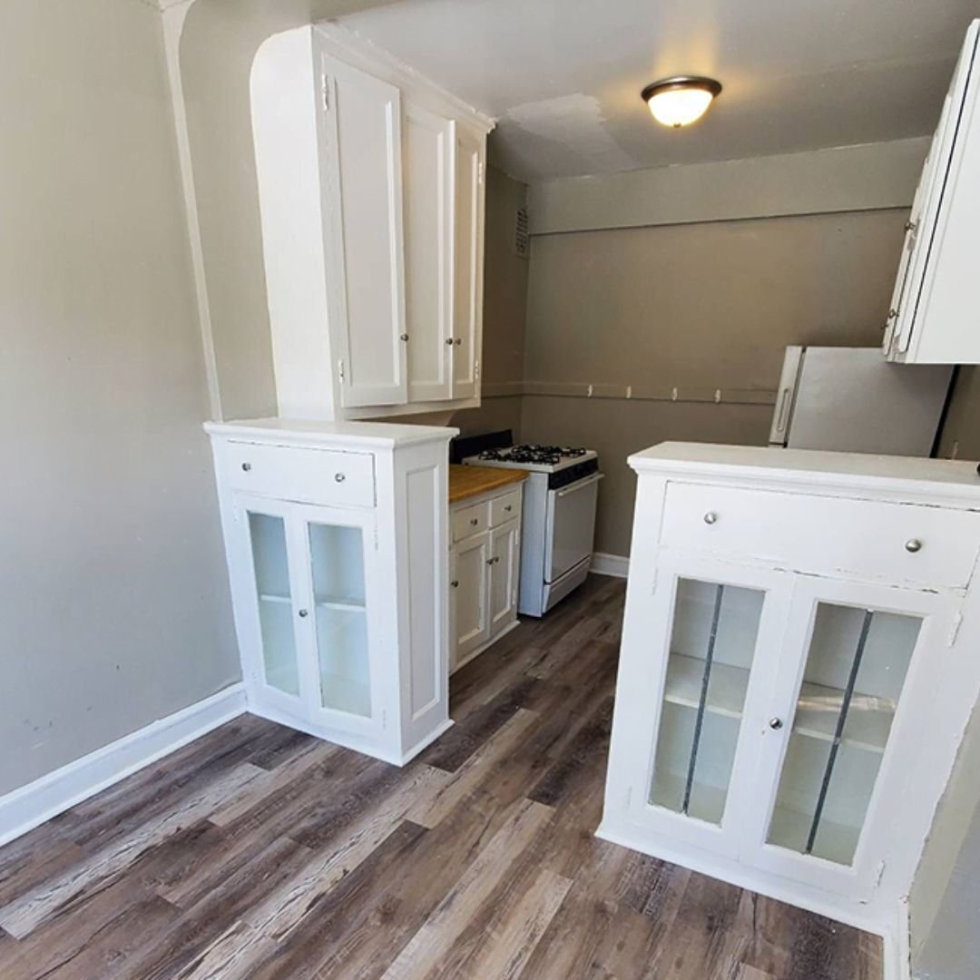two bedroom-kitchen